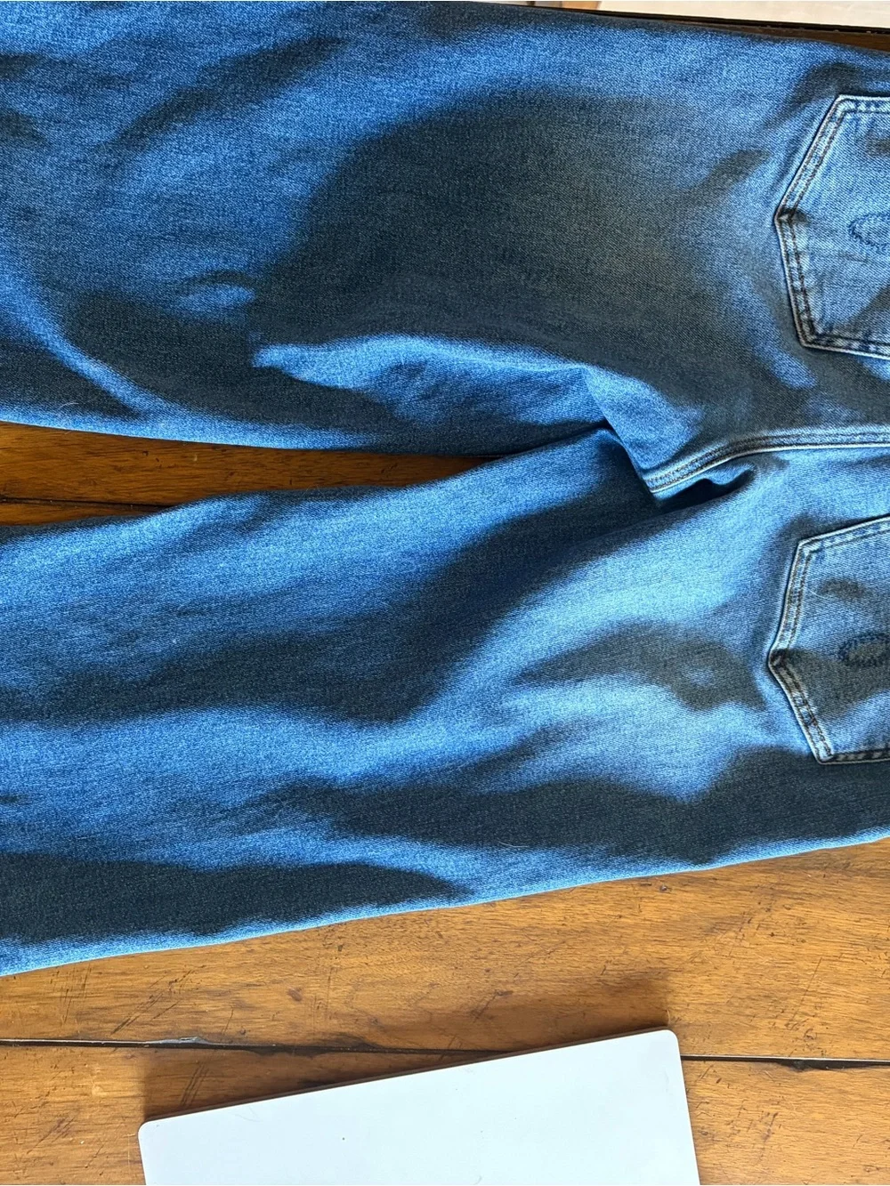 Judy Blue women’s size 7 (fits like a 10) Jeans with, cropped wide leg